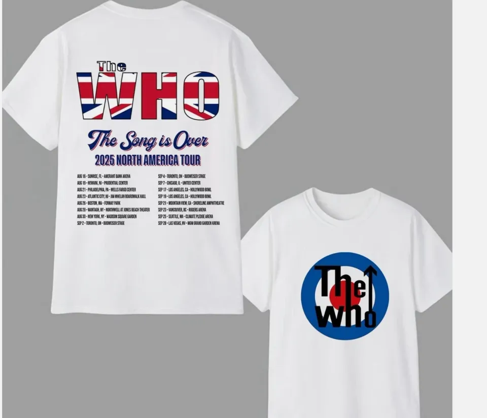 The Who Concert Tour 2025 Shirt, Gift For Supreme Wholigan Fan Club Membership