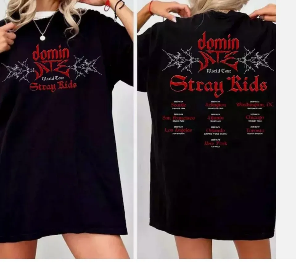 Stray Kids Dominate World Tour 2025 Shirt, Stray Kids Shirt, Stray Kids Ate