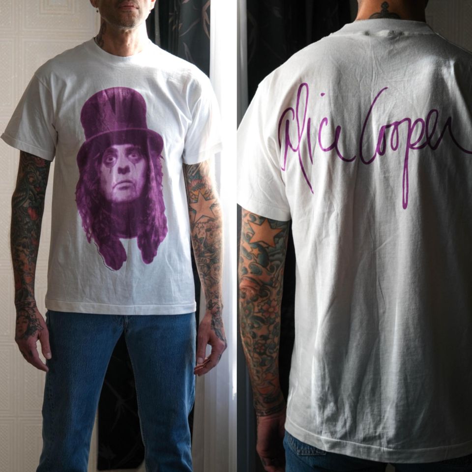 Vintage 90S Alice Cooper 1996 Single Stitch T-Shirt