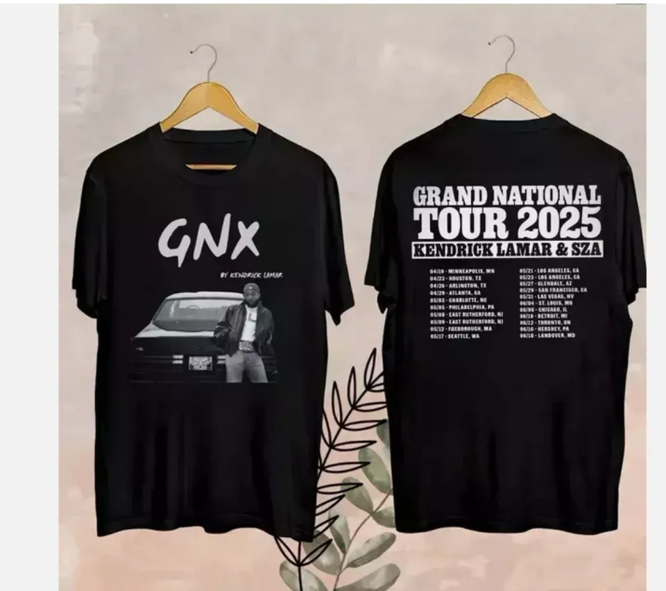 Kendrick Lamar Tour 2025 Fan Shirt, Kendrick Lamar Gnx Shirt