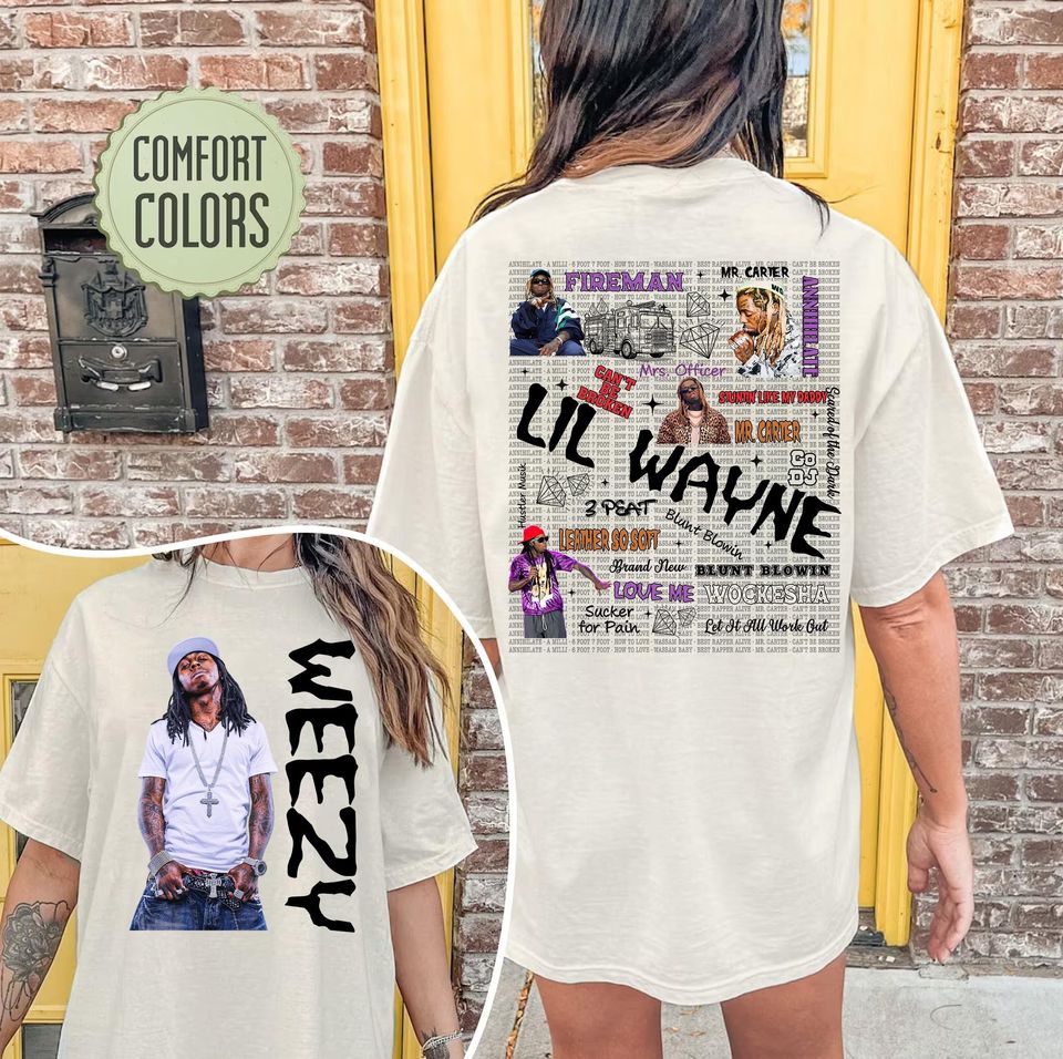 Lil Wayne Shirt, Lil Wayne Tour 2025 North America Tour Lil Wayne T-Shirt Lil Wayne Merch