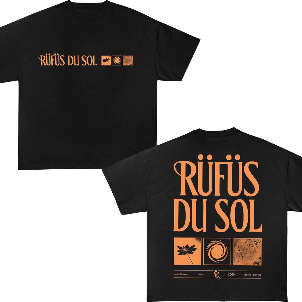 Rufus Du Sol 2025 Tour T-Shirt, Rufus Du Sol Concert Vintage T-Shirt