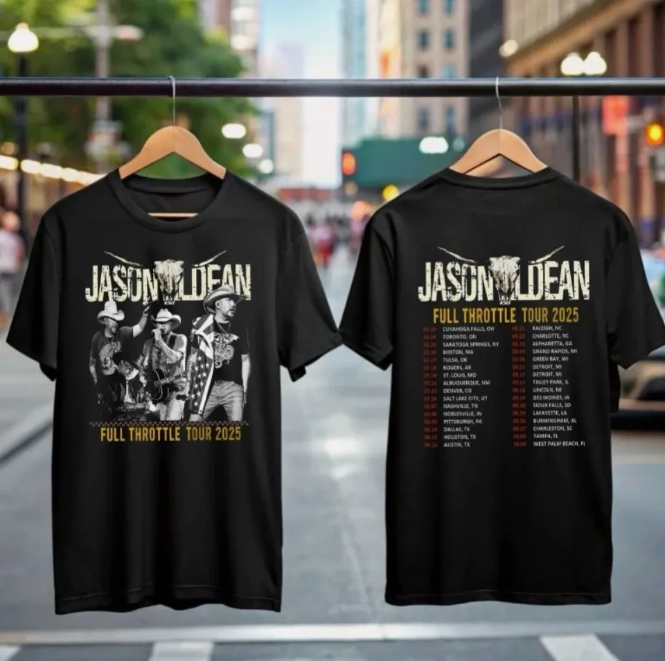 Jason Aldean Full Throttle Tour 2025 Shirt, Country Music Concert Shirt1