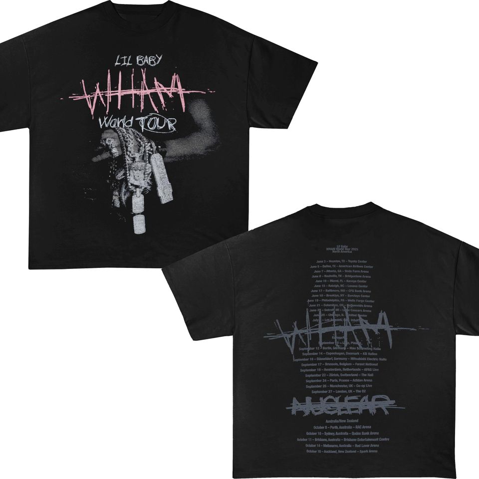 Lil Baby Wham World Tour T Shirt, Lil Baby Shirt, Rap Shirts