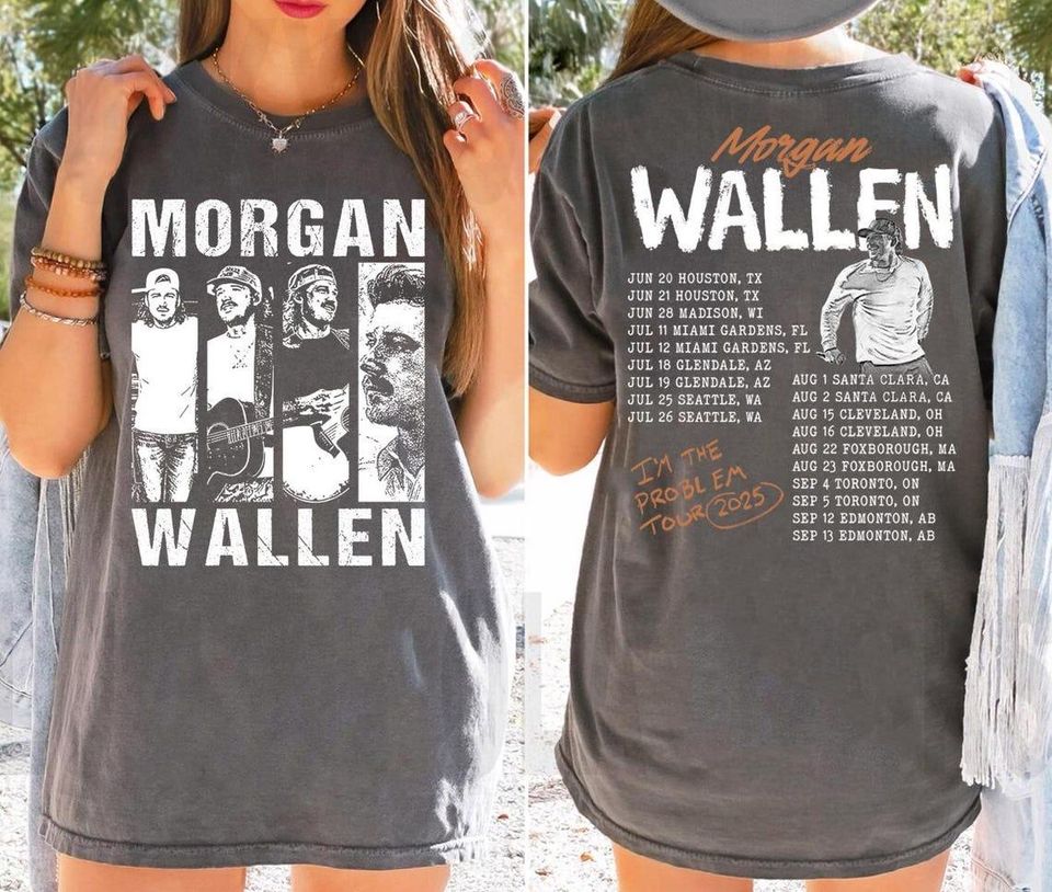 Wallen Western Tour 2025 T-Shirt: Retro Country Music Concert Shirt