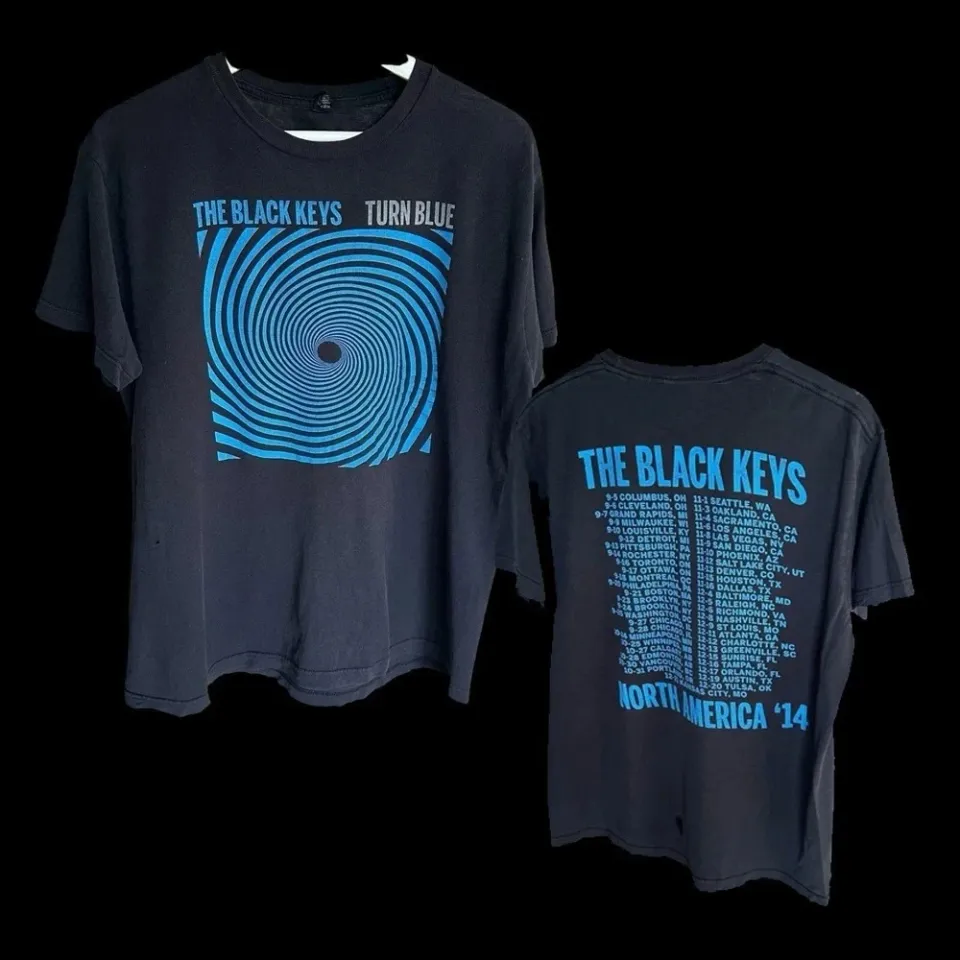 Black Keys America 2014 Turn Blue Tour Band T-Shirt