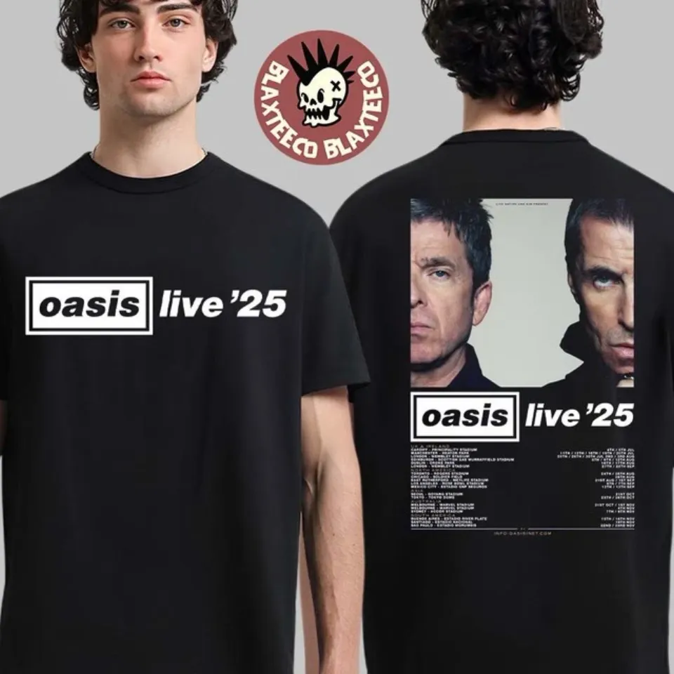 Oasis Live 25 World Tour 2025 T-Shirt