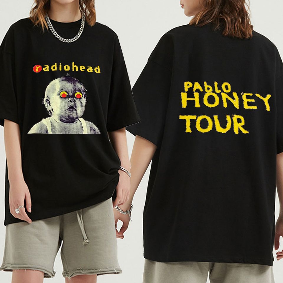 Vintage Rare!! Radiohead Pablo Honey Tour T Shirt Size Top T Shirt