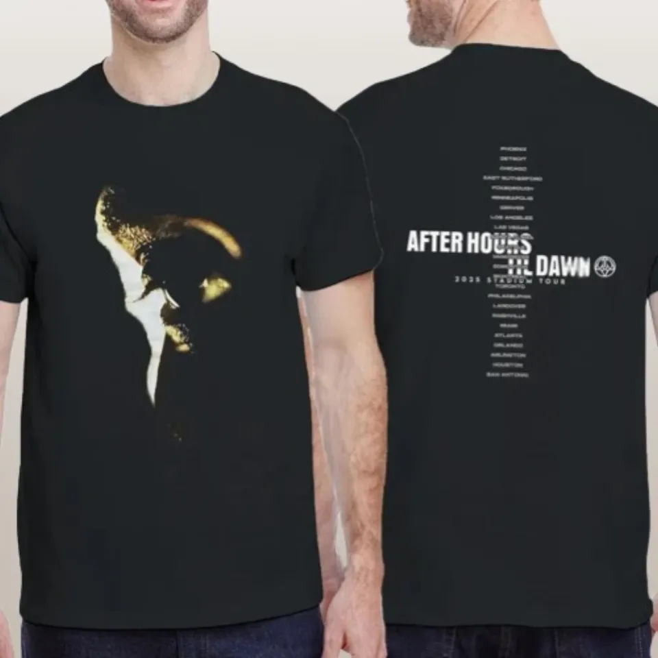 Weeknds After Hours Til Dawn Us Cities Tour 2025 T-Shirt