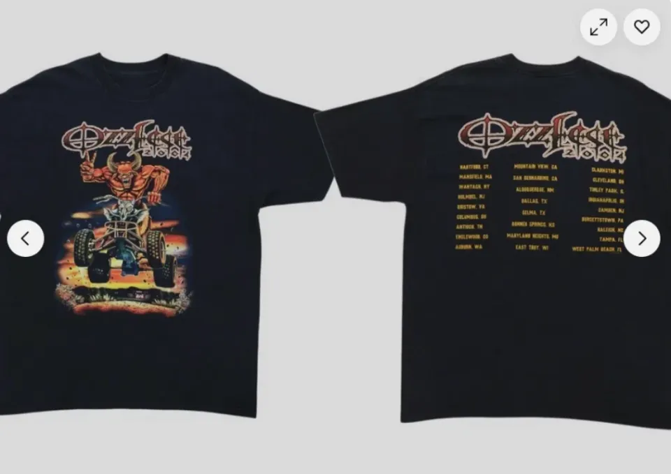 New 2004 Ozzy Osbourne Ozzfest Tour Gift For Fans Unisex Tshirt 2 Sides