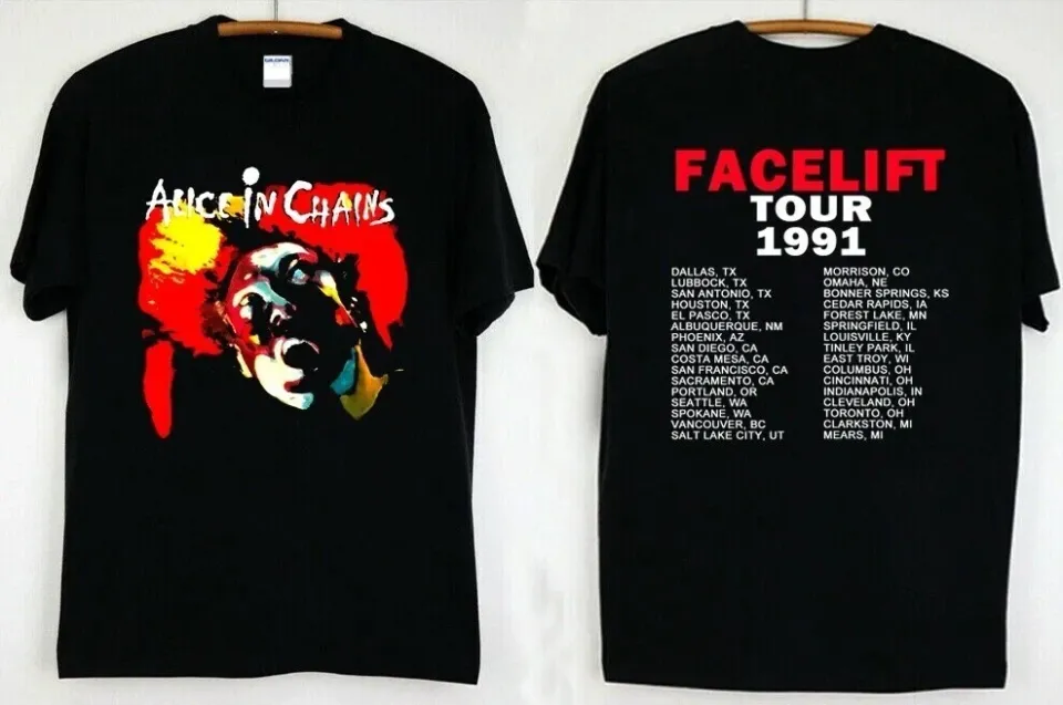 Alc Band Facelift Men'S T-Shirt Tour New Retro Shirt