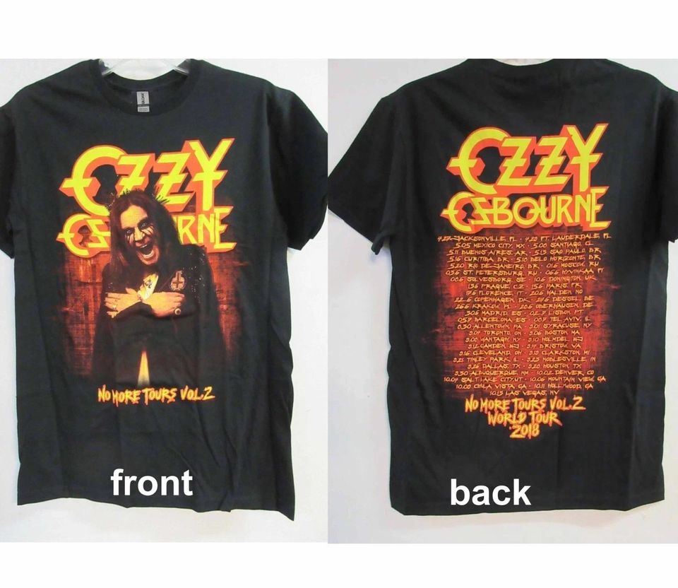 New!!! 2018 No More Tours Vol 2 Band Concert Music T-Shirt