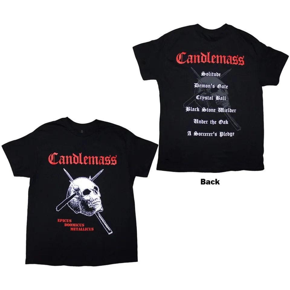Candlemass Epicus Doomicus Metallicus Double Sided T-Shirt