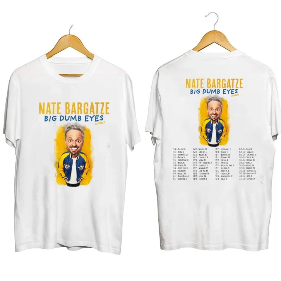 Nate Bargatze Tour 2025 Shirt Fan Gift