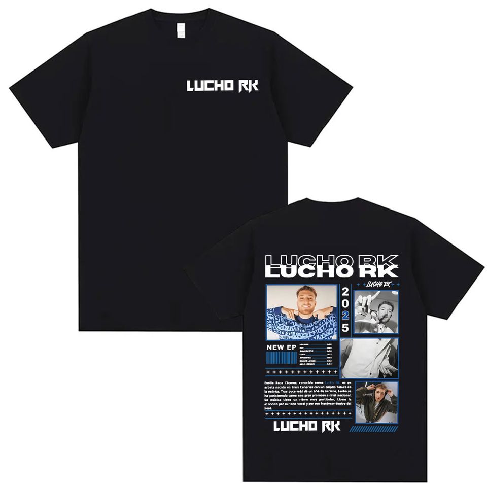 Rapper Lucho Rk Album Tour 2025 Shirt Hip Hop Oversized Merch Shirt