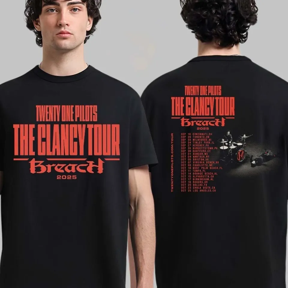 Pilotss The Clancy Tour 2025 Double Sided T-Shirt For Men And Women