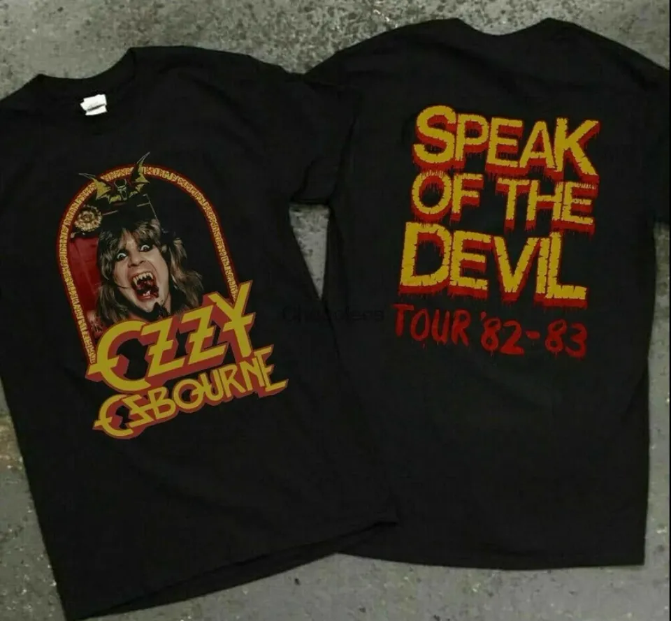 Vintage 1982 Ozzy Osbourne Speak Of The Devil Tour T-Shirt