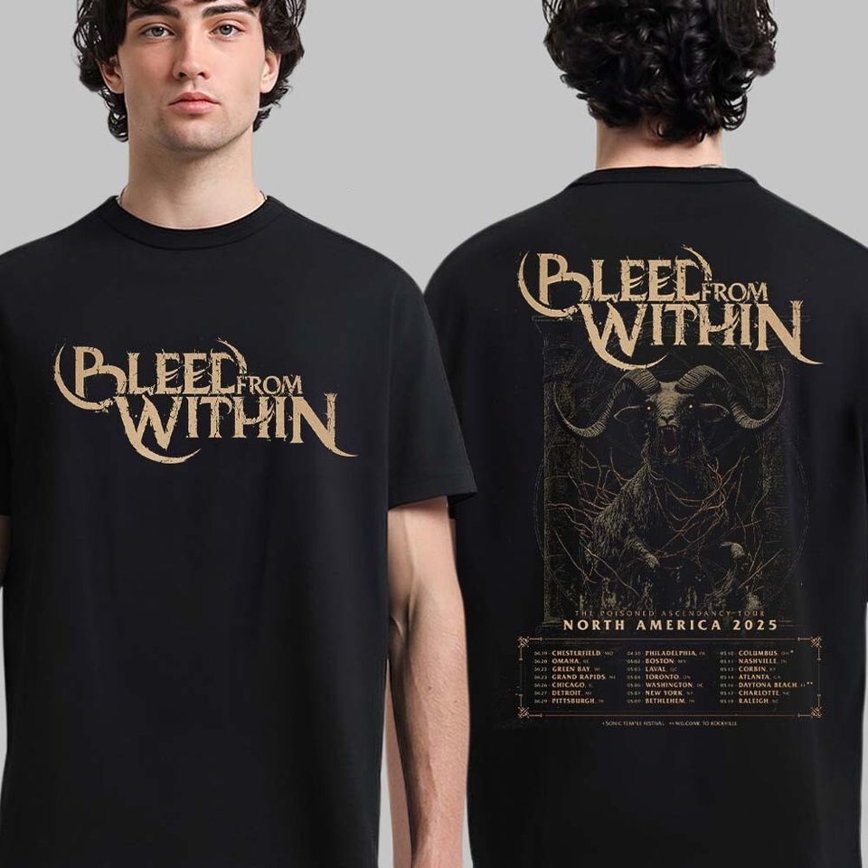 Bleed From Within The Poisoned Ascendancy Tour North America 2025 T-Shirt