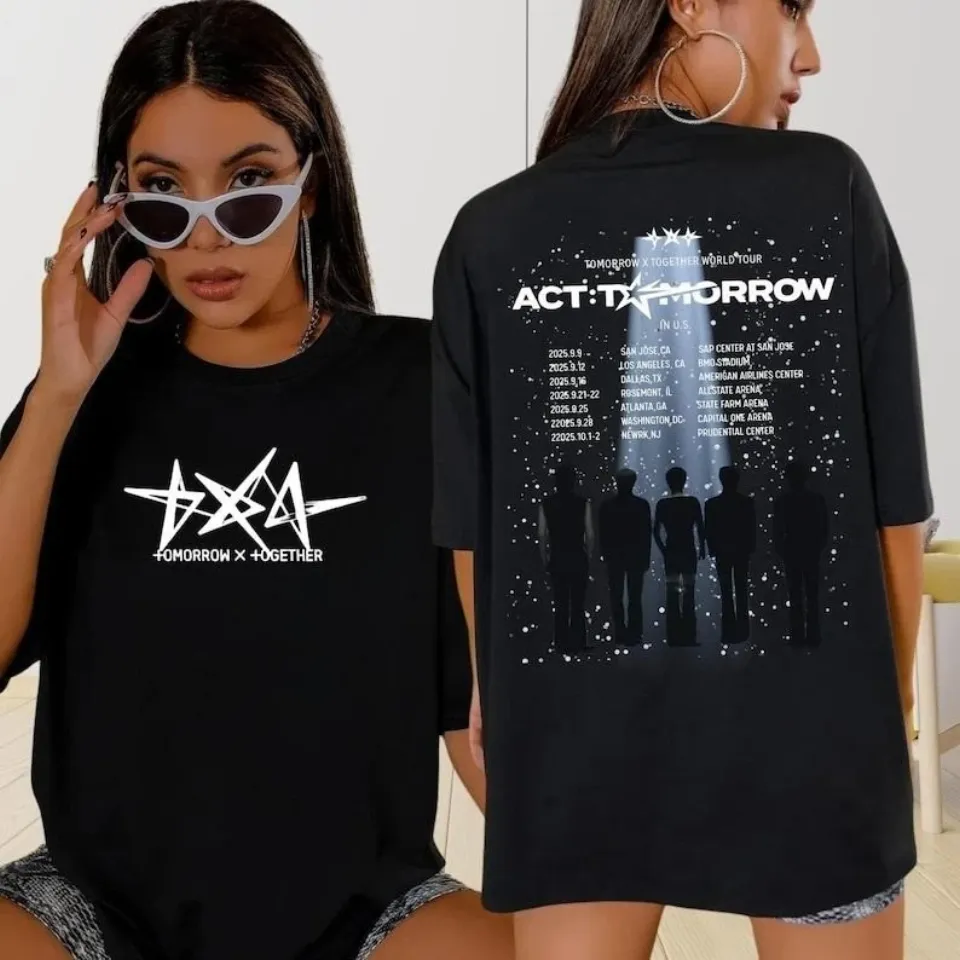 Tomorrow By Together Txt Kpop World Tour 2025 Concert T-Shirt