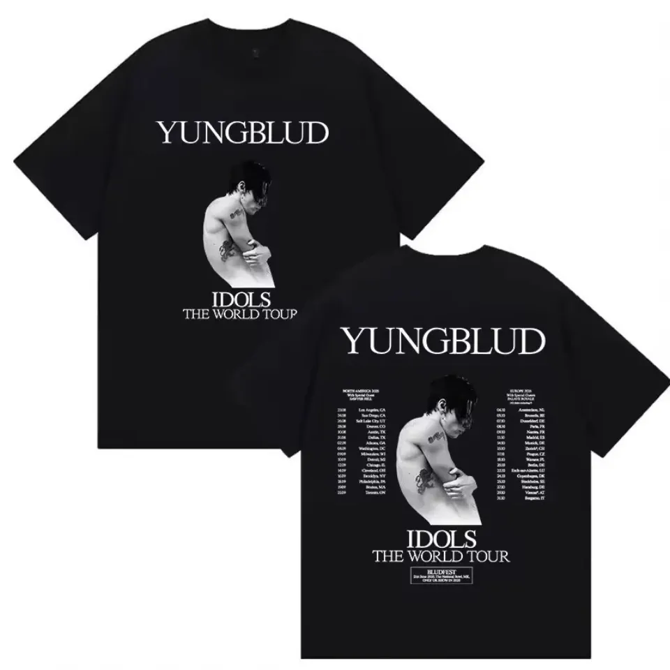 Yungblud 2025 Concert Idols World Tour T-Shirt Men Women