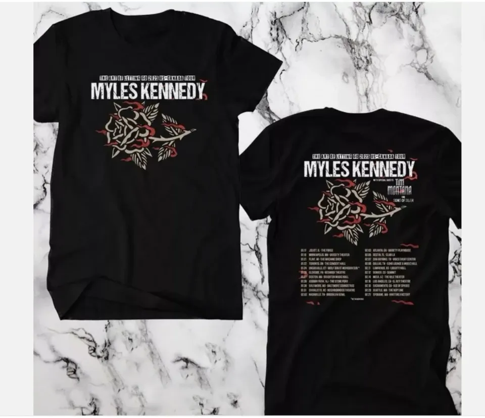 Myles Kennedy The Art Of Letting Go Na Tour 2025 Myles Kennedy T Shirt