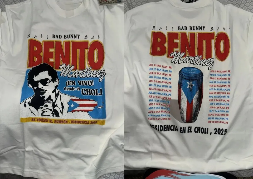 Bad Bunny Dtmf Merch Residencia Tour 2025 Shirt 