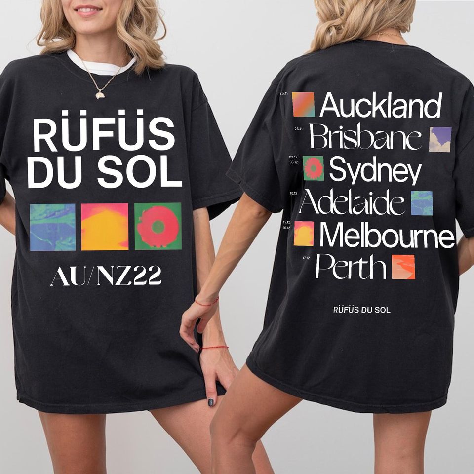Rufus Du Sol Tour 2025 Shirt Inhale Exhale Album Merch Shirt