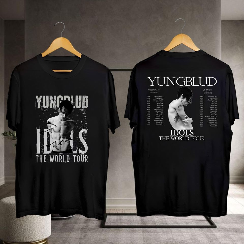 Yungblud Idols World Tour 2025 Shirt Rock Concert Merch Fan Shirt