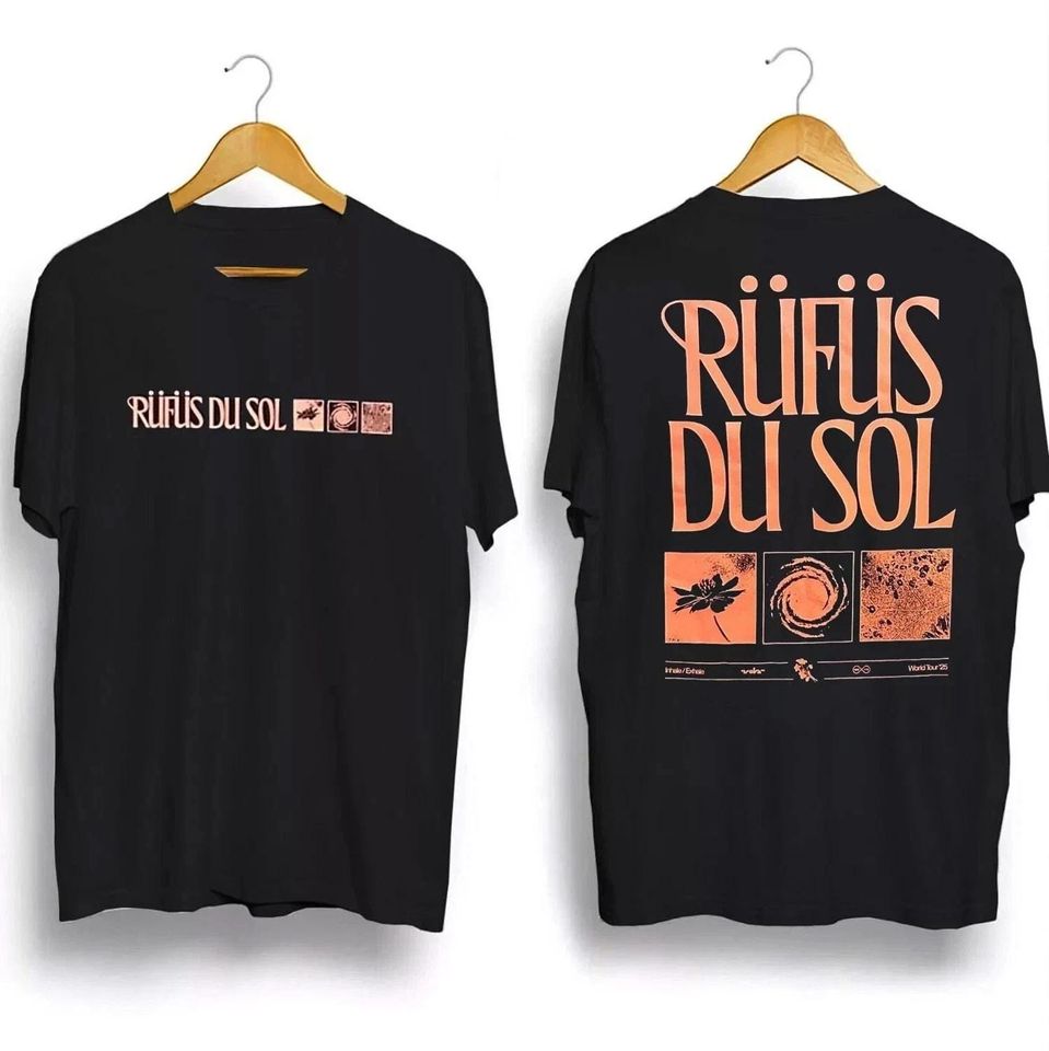 Rufus Du Sol 2025 Concert T-Shirt Vintage Double Sided