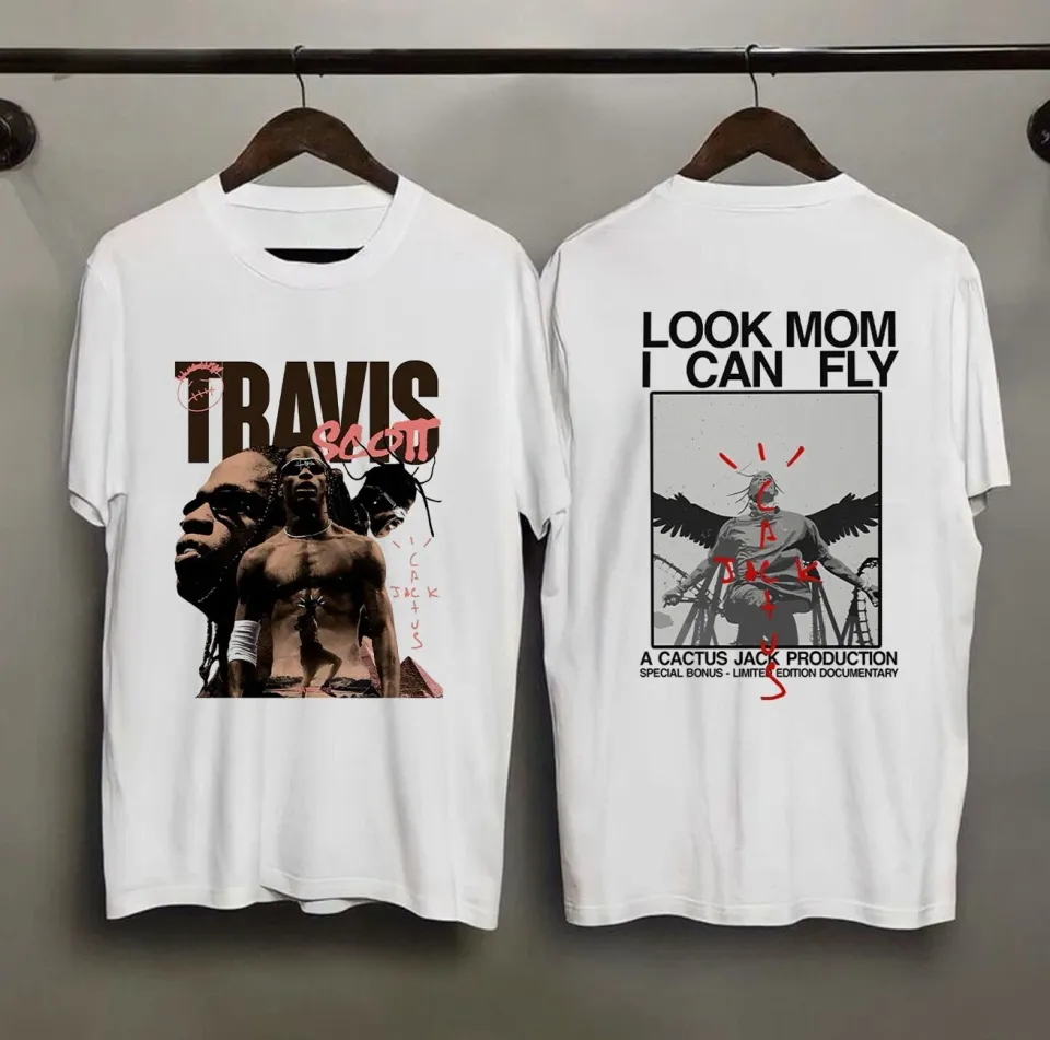 Travis Rapper T-Shirt Cactus Jack Logo Music Fan Gift Shirt