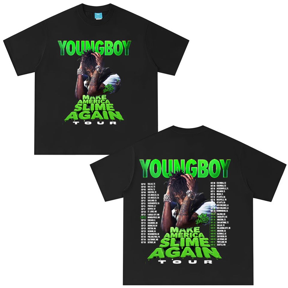 Youngboy Never Broke Again Masa Tour 2025 Shirt Rap Concert Shirt