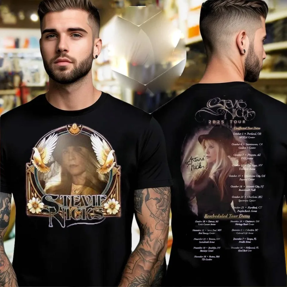 Stevie Nicks 2025 Tour Double Sided T-Shirt