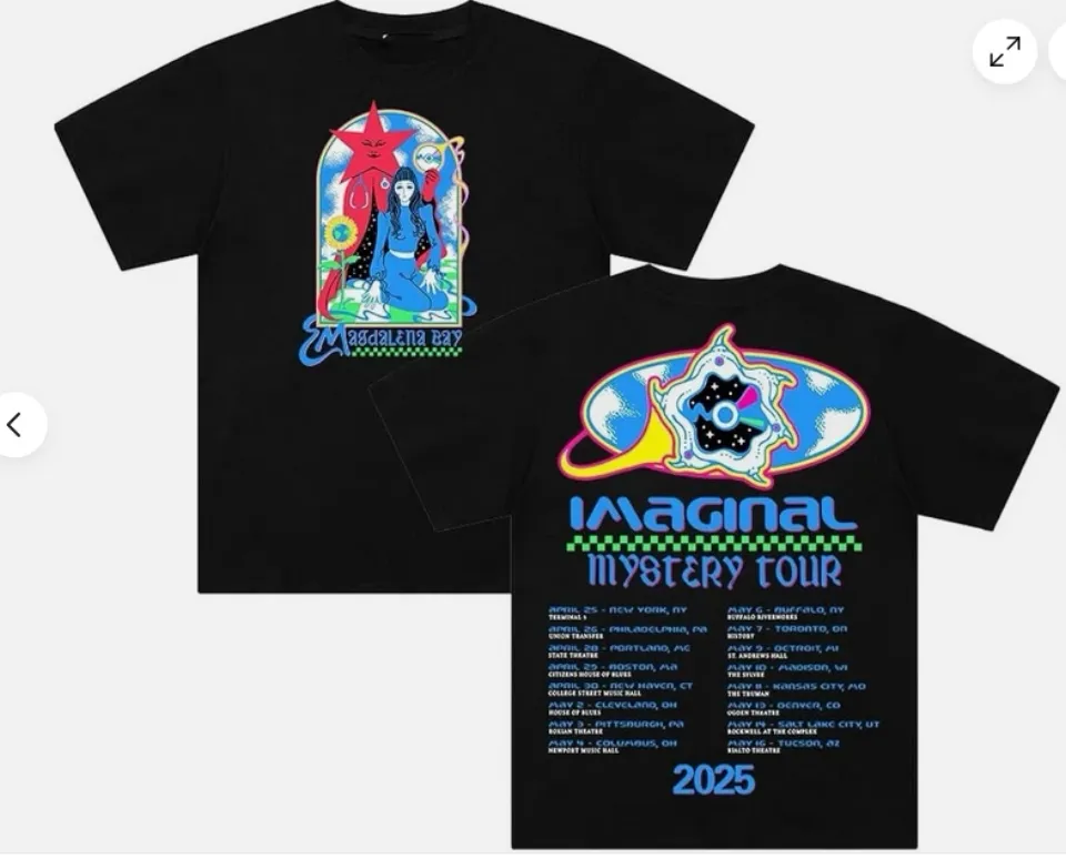 Magdalena Bay Imaginal Mystery Tour 2025 T-Shirt