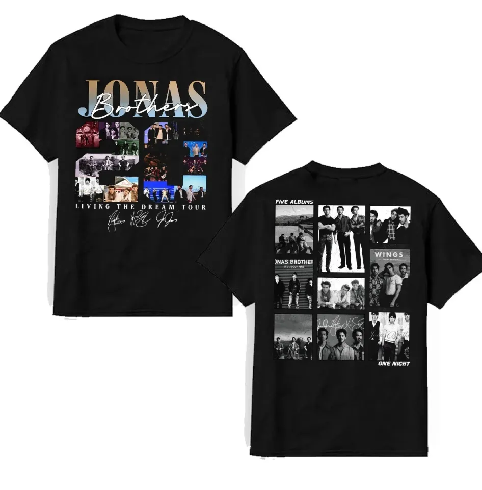 Jonas Brothers Floral Tape Shirt, Retro Cassette Album Shirt, Boy Band Shirt