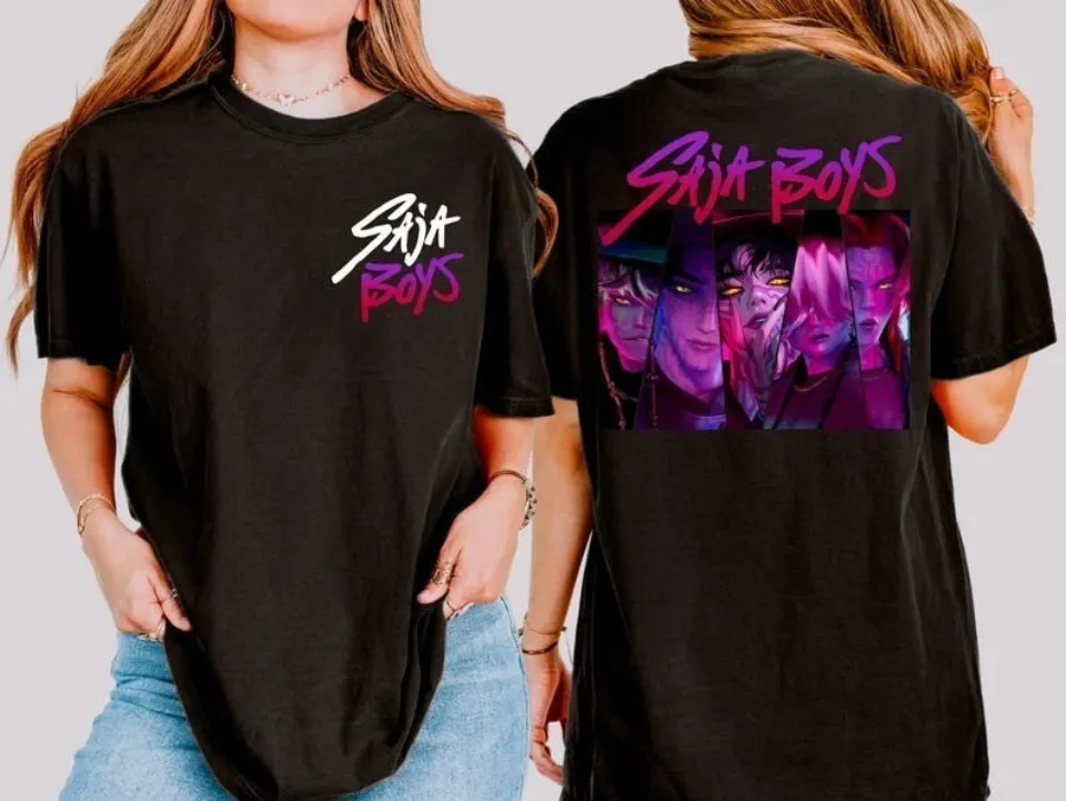 Saja Boys Shirt, Saja Boys Boy Band Shirt, Kpop Demon Inspired Movie Shirt