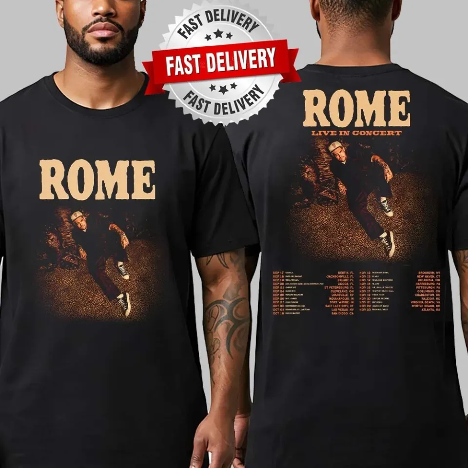 Rome Ramirez Live In Concert Tour 2025 Double Sided T-Shirt