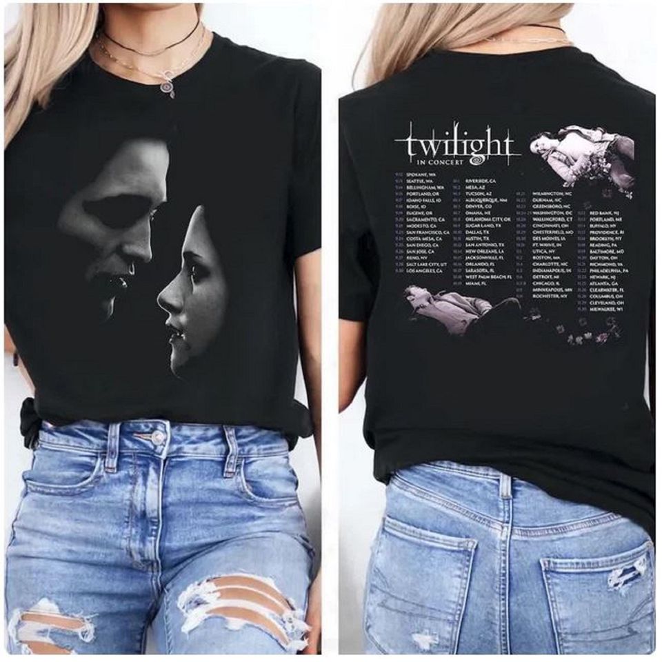 Vintage Twilight Tour 2025 Shirt 2 Sided, Twilight In Concert Shirt