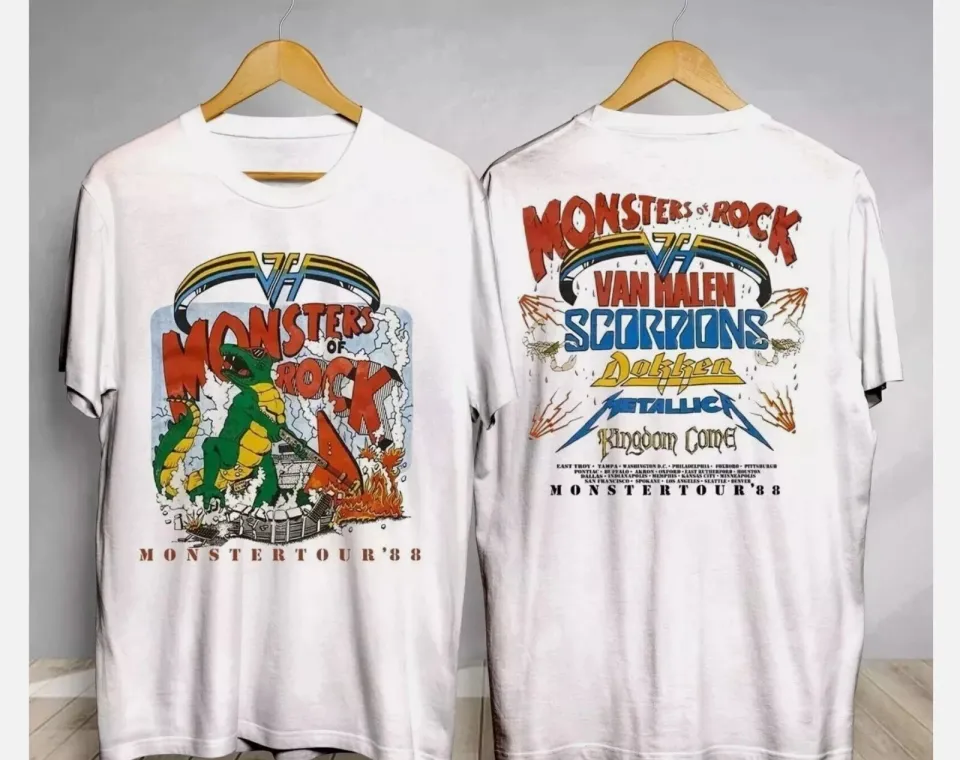 Vintage Monsters Of Rock Tour 1988 T-Shirt