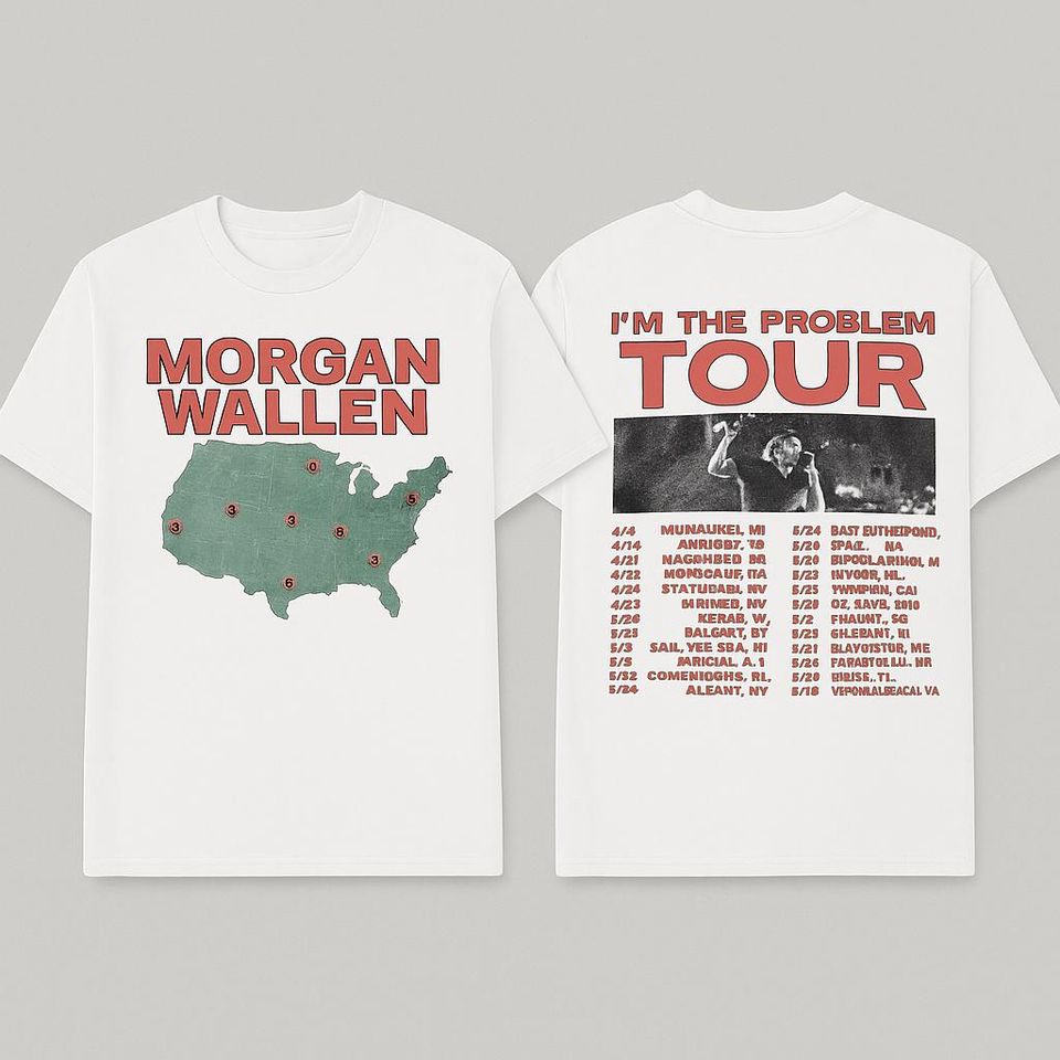 Wallen Western Im The Problem Tour 2025 Shirt Country Music Merch Concert Dates Shirt