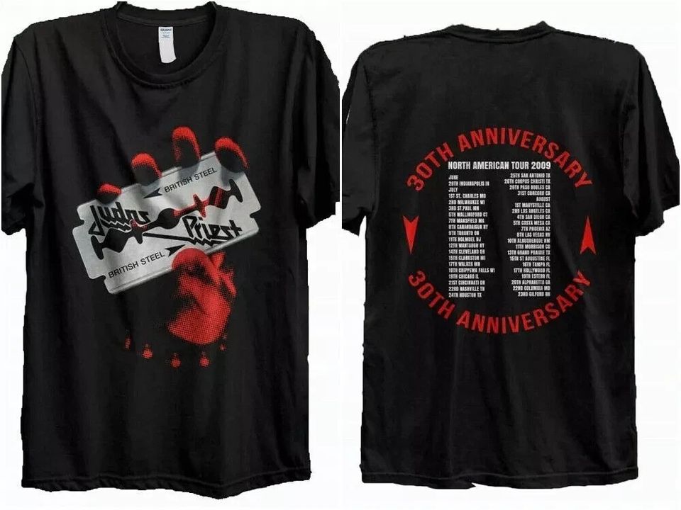 Judas Priest British SShirtl 30Th Anniversary Tour T-Shirt