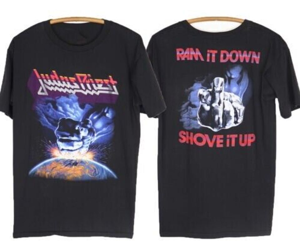 Vintage T-Shirt 1988 For Fan Judas Priest-Double-Sided Shirt