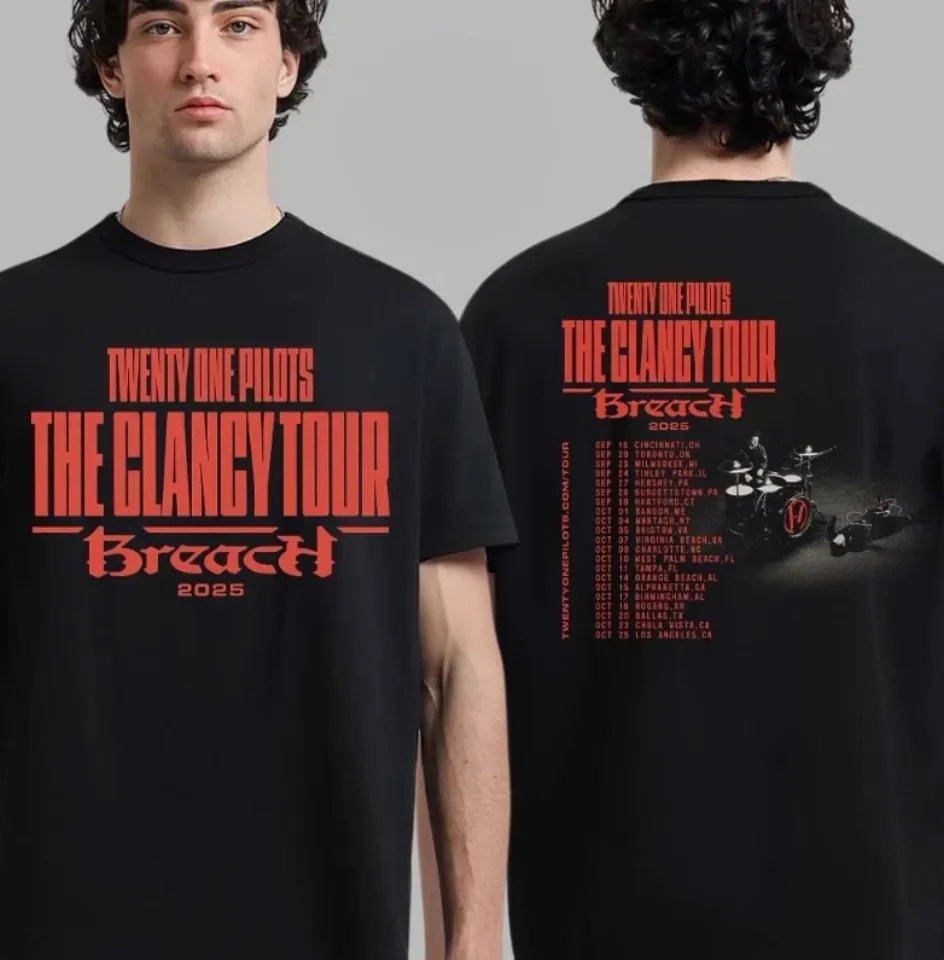 Pilotss The Clancy Tour 2025 Double-Sided T-Shirt