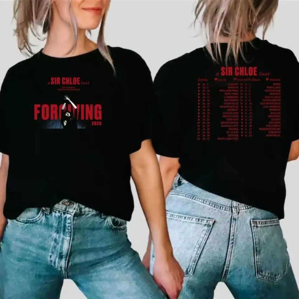 Sir Chloe The Forgiving Tour 2025 Double Sided T-Shirt