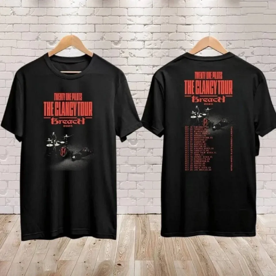 Pilotss The Clancy Tour 2025 Double Sided T-Shirt