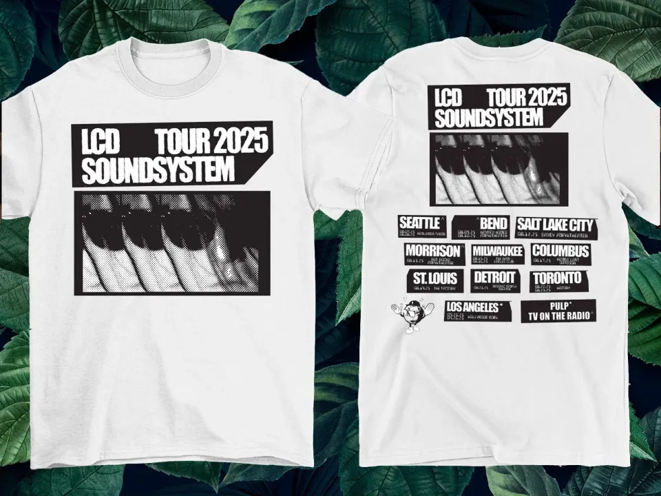 Lcd Soundsystem Band Summer 2025 Tour T-Shirt