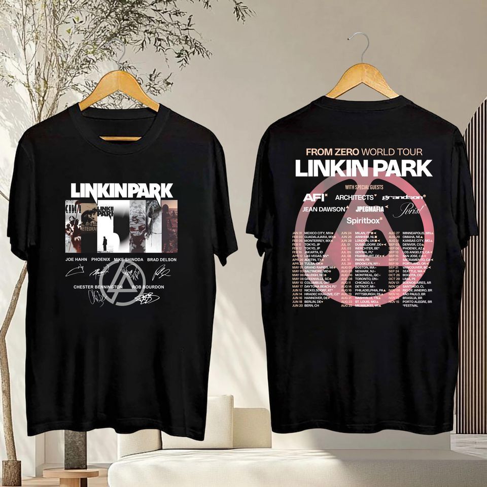 Linkin Park From Zero World Tour 2025 Shirt Rock Band Concert Merch Shirt