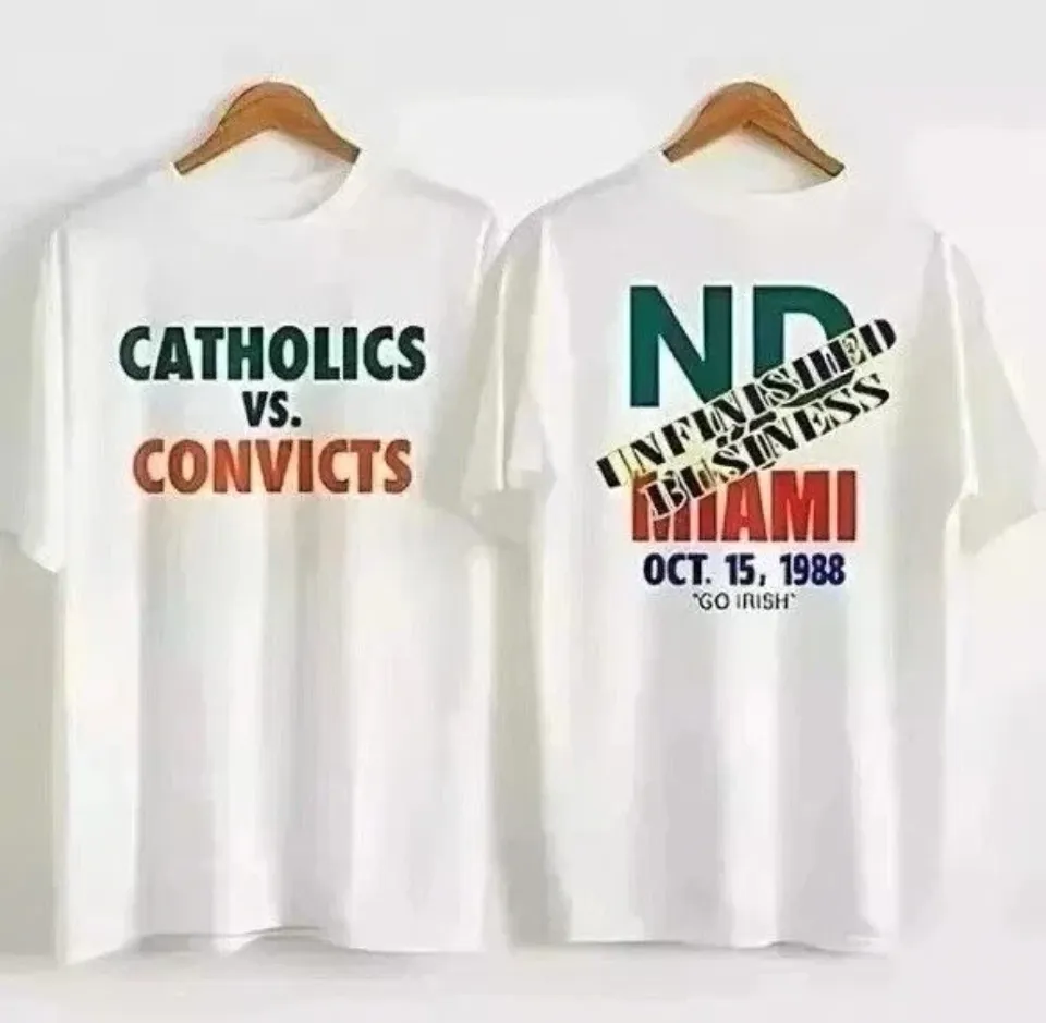 Catholics Vs Convicts 1988 T-Shirt