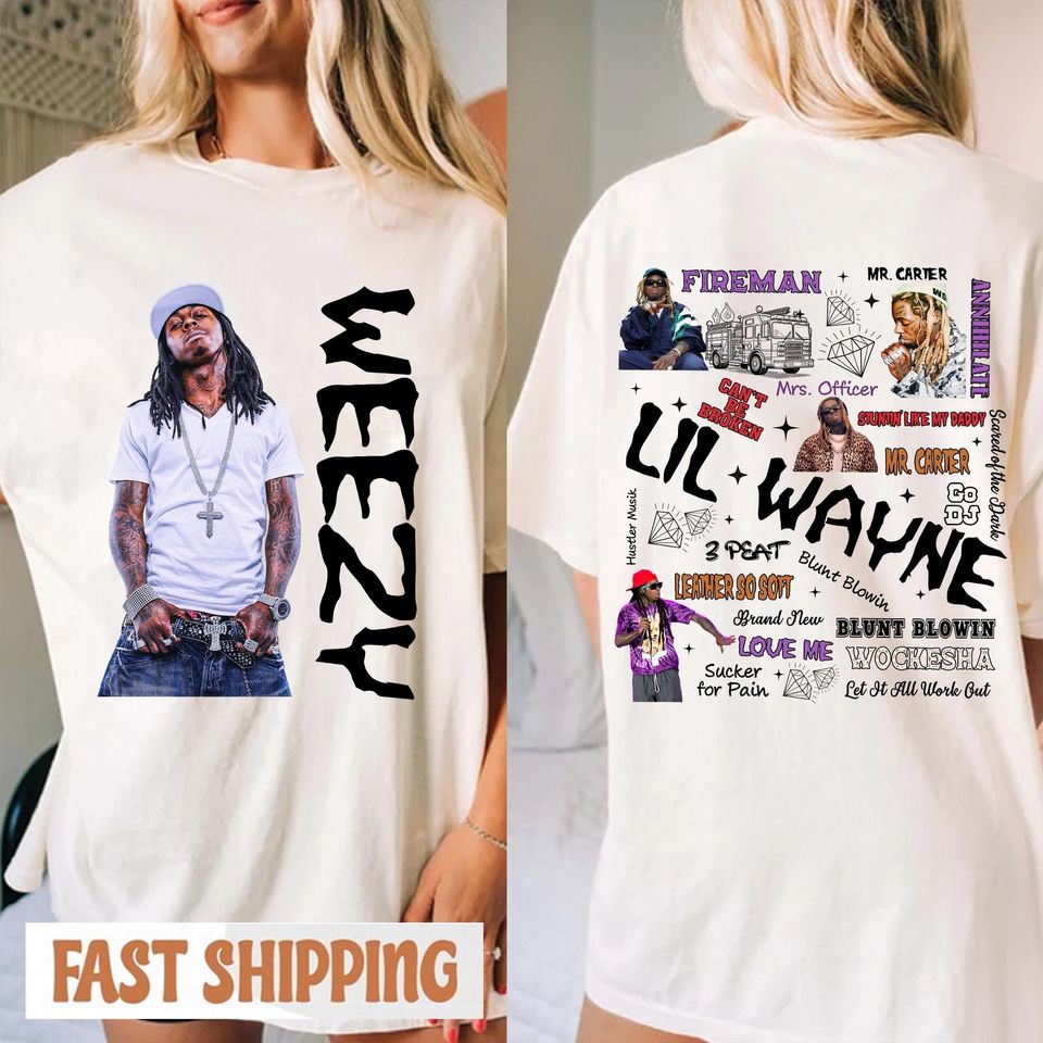 Lil Wayne Tour 2025 Shirt Tha Carter Vi North America Concert Merch Shirt