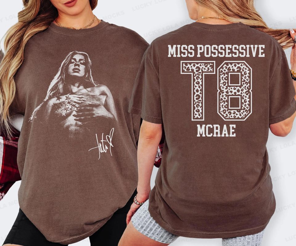 Vintage Tate Mcrae T-Shirt, T8 Miss Possessive Concert Shirt, Ltate Mcrae Tour Outfit