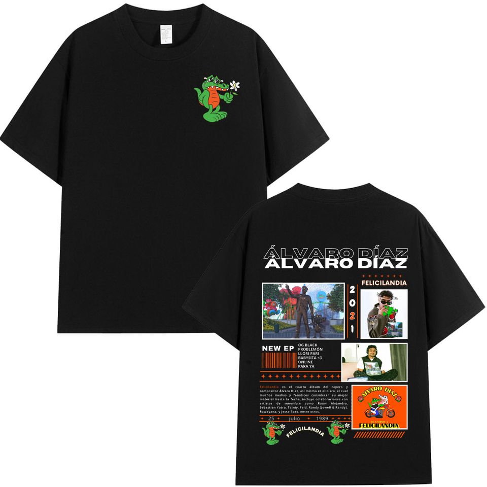 Rapper Alvaro Diaz Felicilandia Album Graphic T Shirts